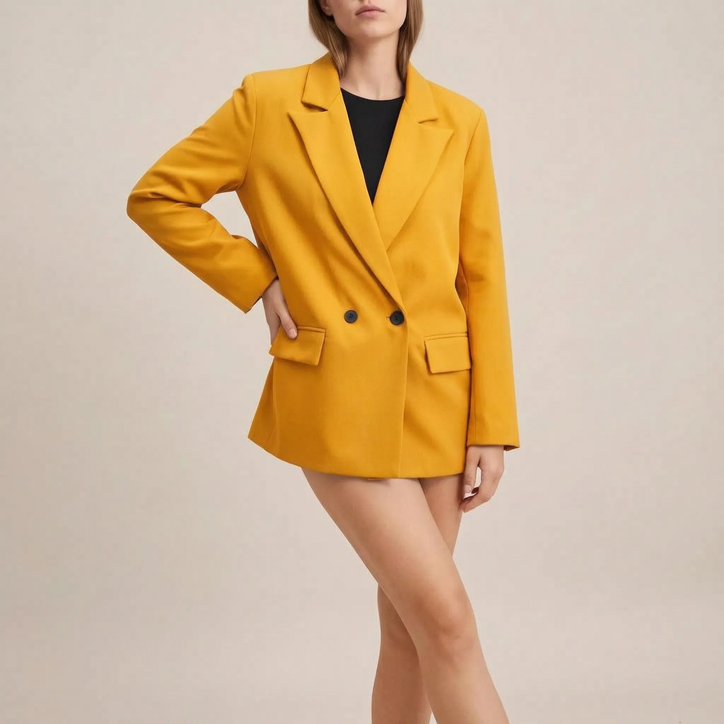 Novastyl | Klassischer Zweireihiger Blazer Damen