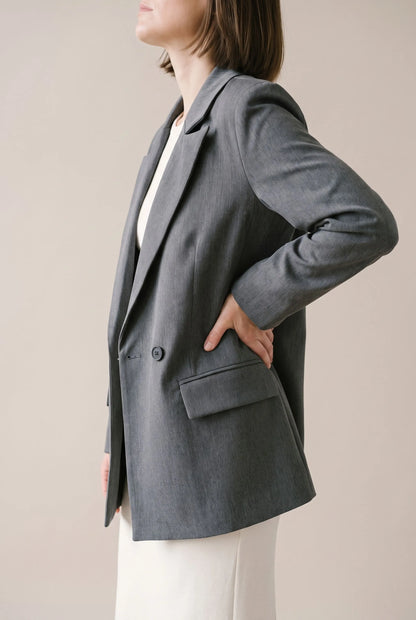 Novastyl | Klassischer Zweireihiger Blazer Damen