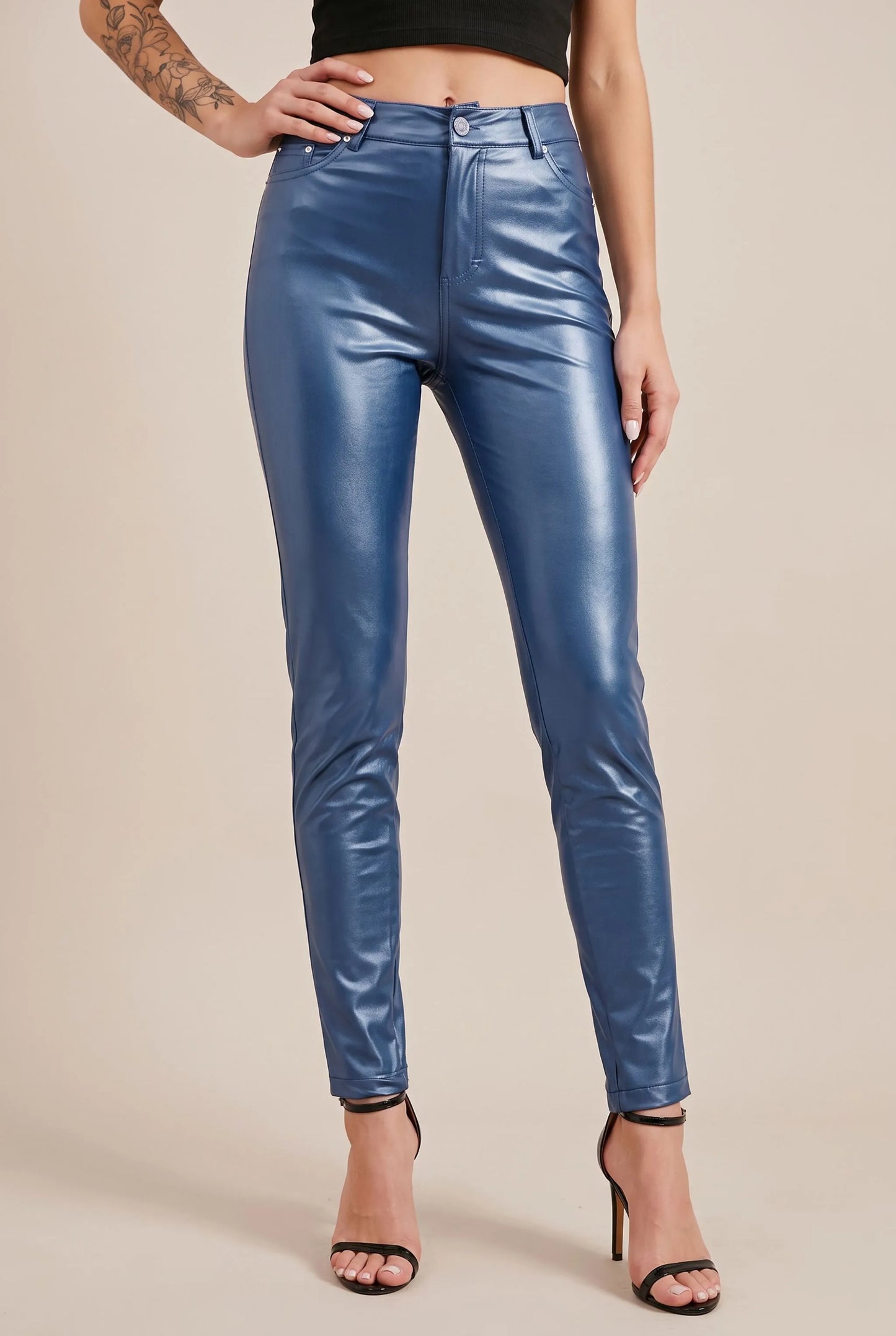 NoxPant | Schwarze Glänzende Hose