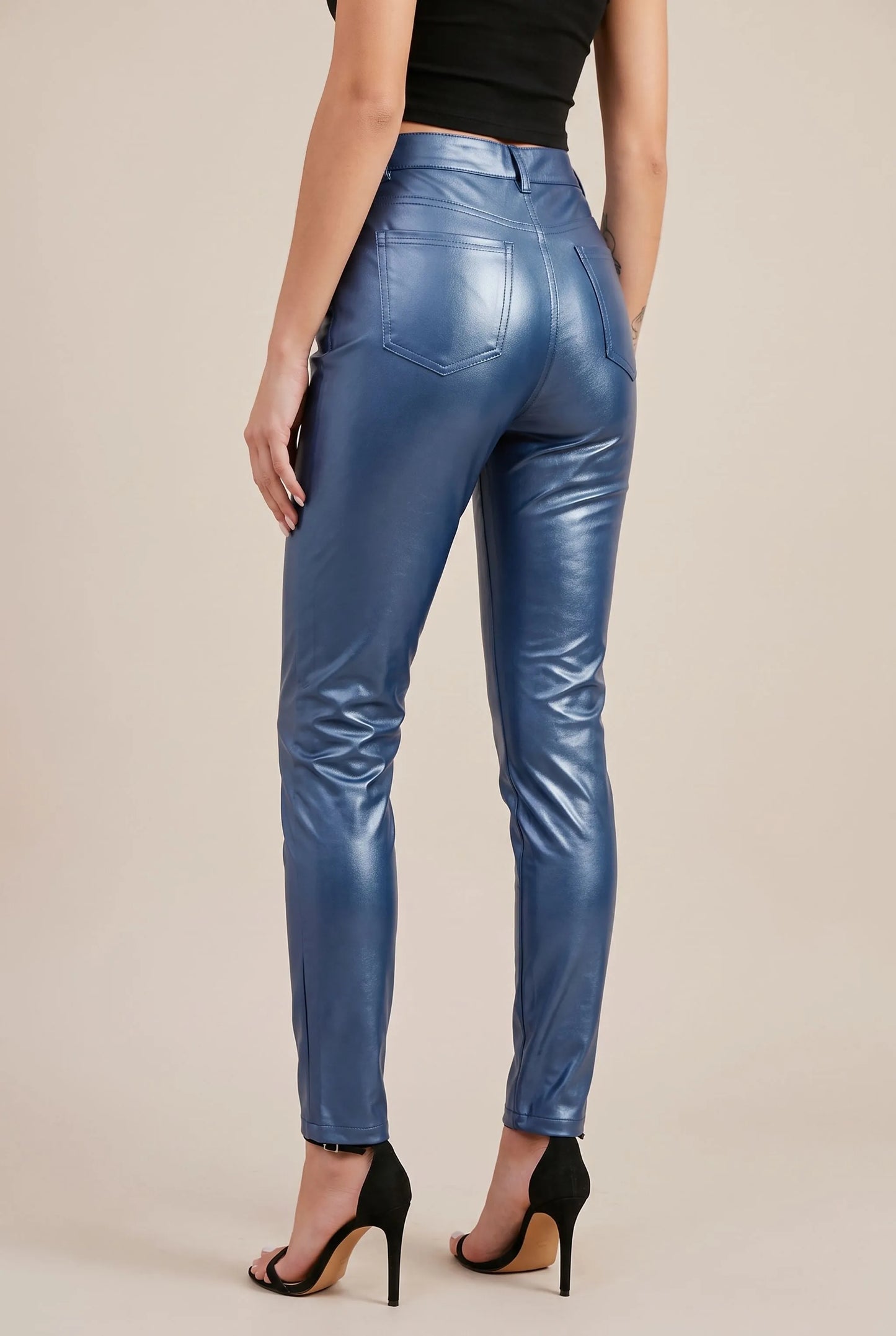 NoxPant | Schwarze Glänzende Hose