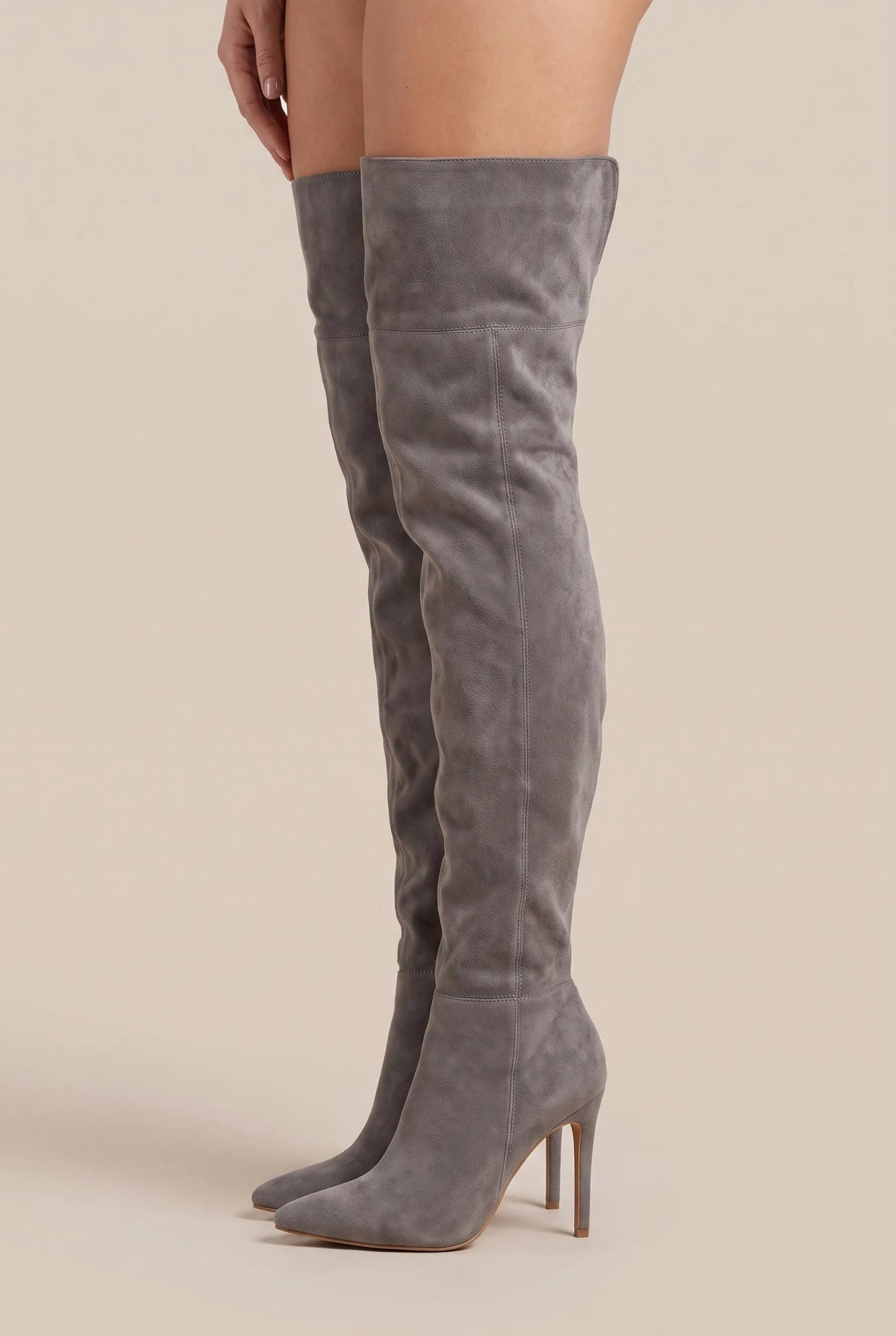 Nytia | Elegante Overknee Stiefel Mit Hohem Absatz