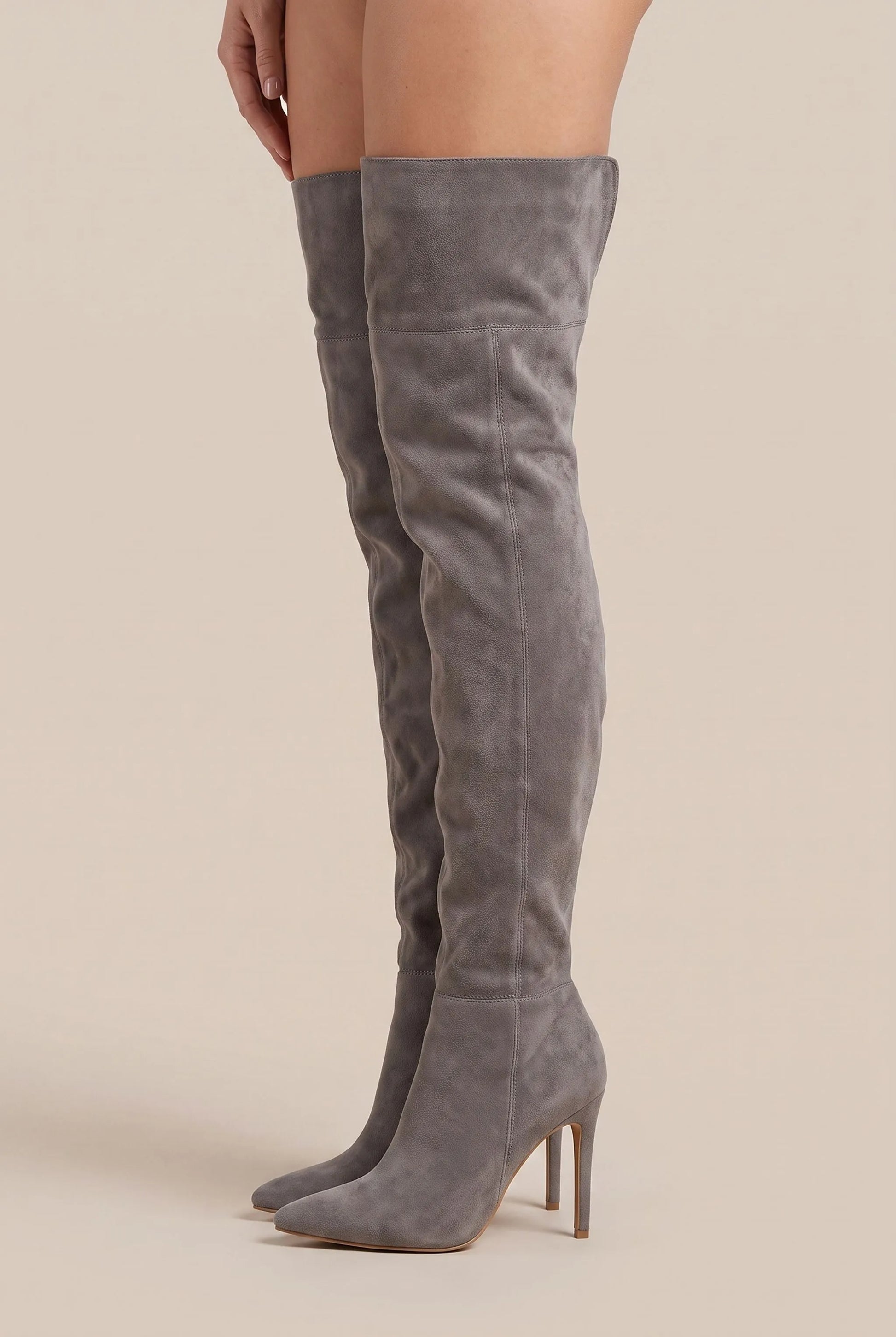 Nytia | Elegante Overknee Stiefel Mit Hohem Absatz