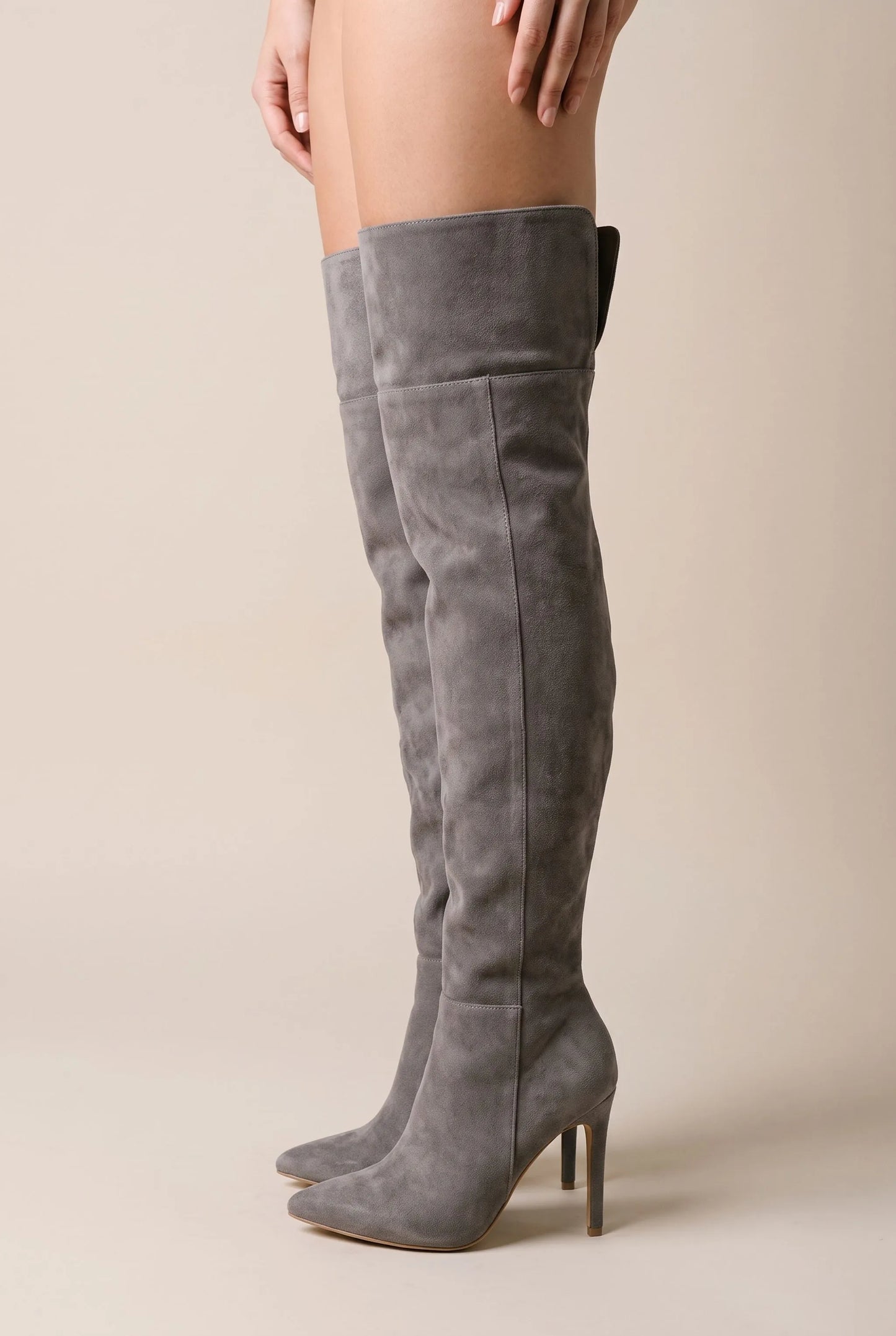 Nytia | Elegante Overknee Stiefel Mit Hohem Absatz