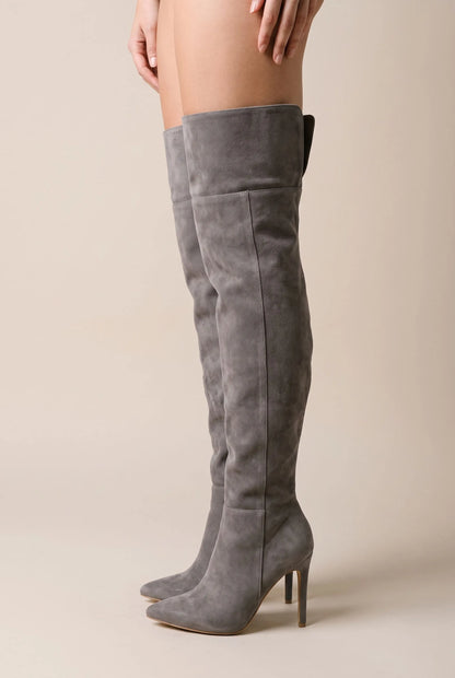 Nytia | Elegante Overknee Stiefel Mit Hohem Absatz