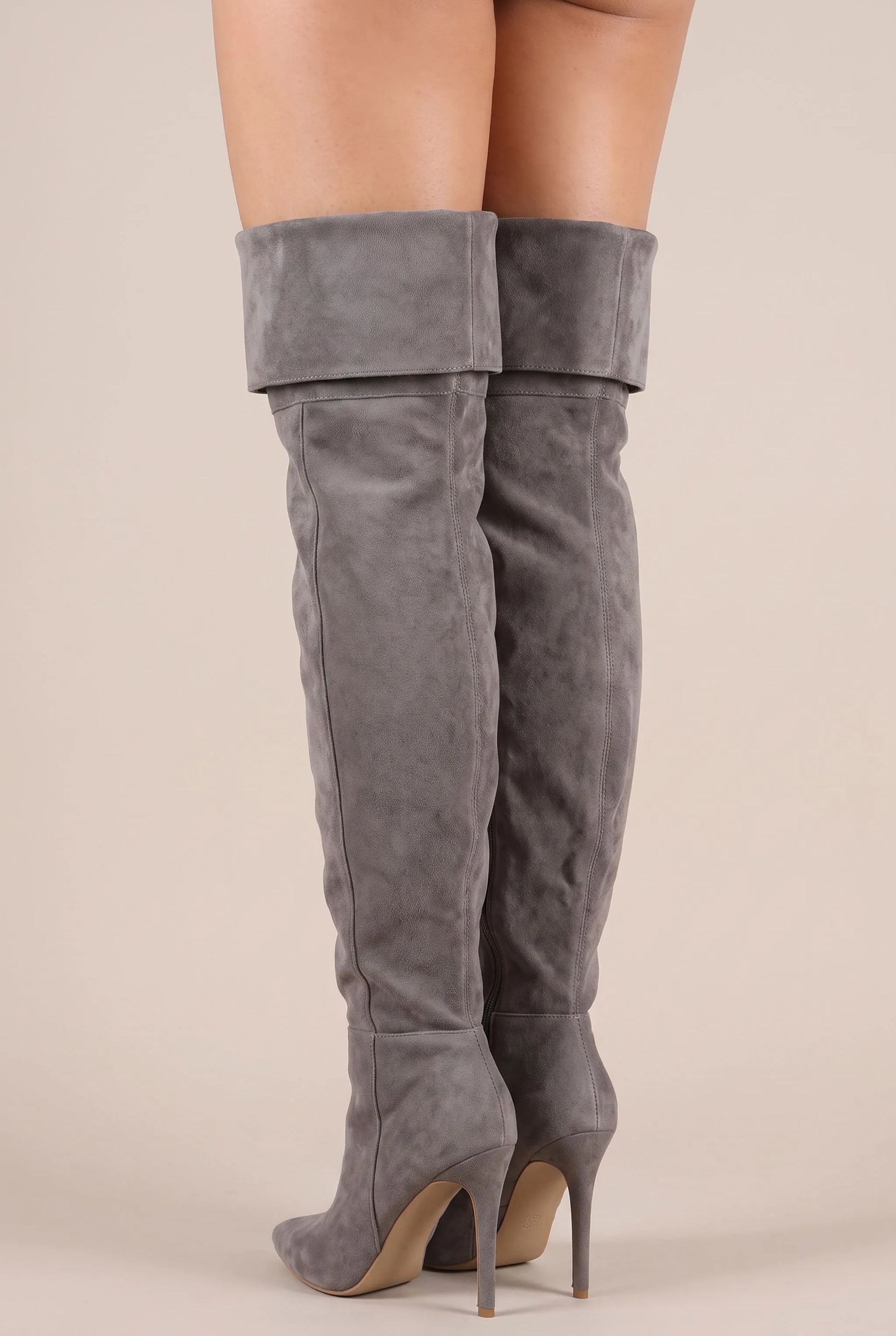 Nytia | Elegante Overknee Stiefel Mit Hohem Absatz