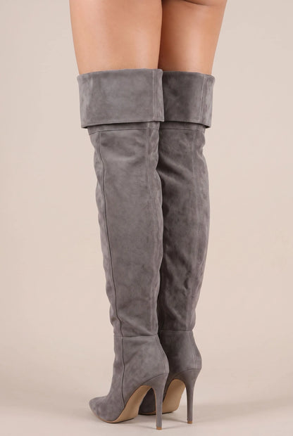 Nytia | Elegante Overknee Stiefel Mit Hohem Absatz