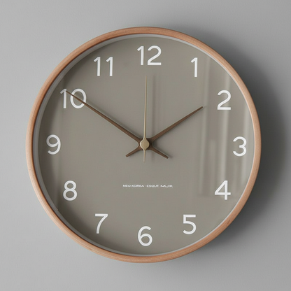 Orologio da Parete NaturaTime | Design Minimalista in Legno