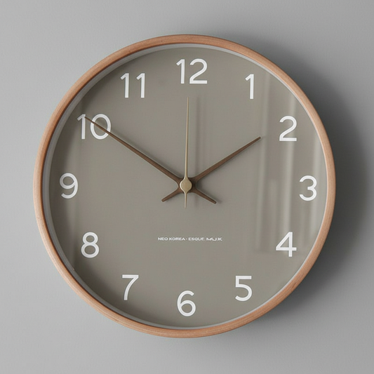 Orologio da Parete NaturaTime | Design Minimalista in Legno