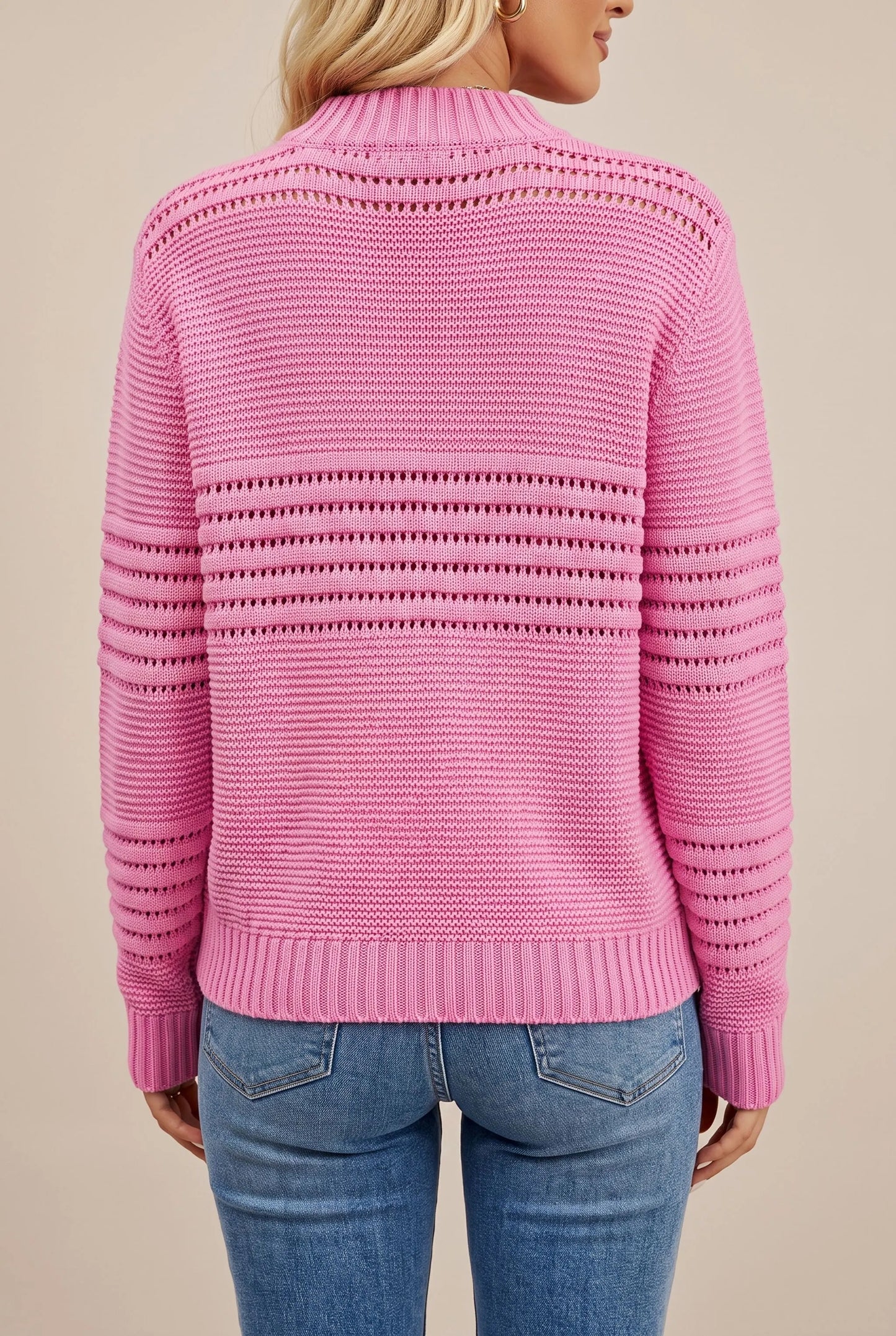 Piora | Lässiger Strukturierter Damenpullover