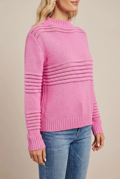 Piora | Lässiger Strukturierter Damenpullover