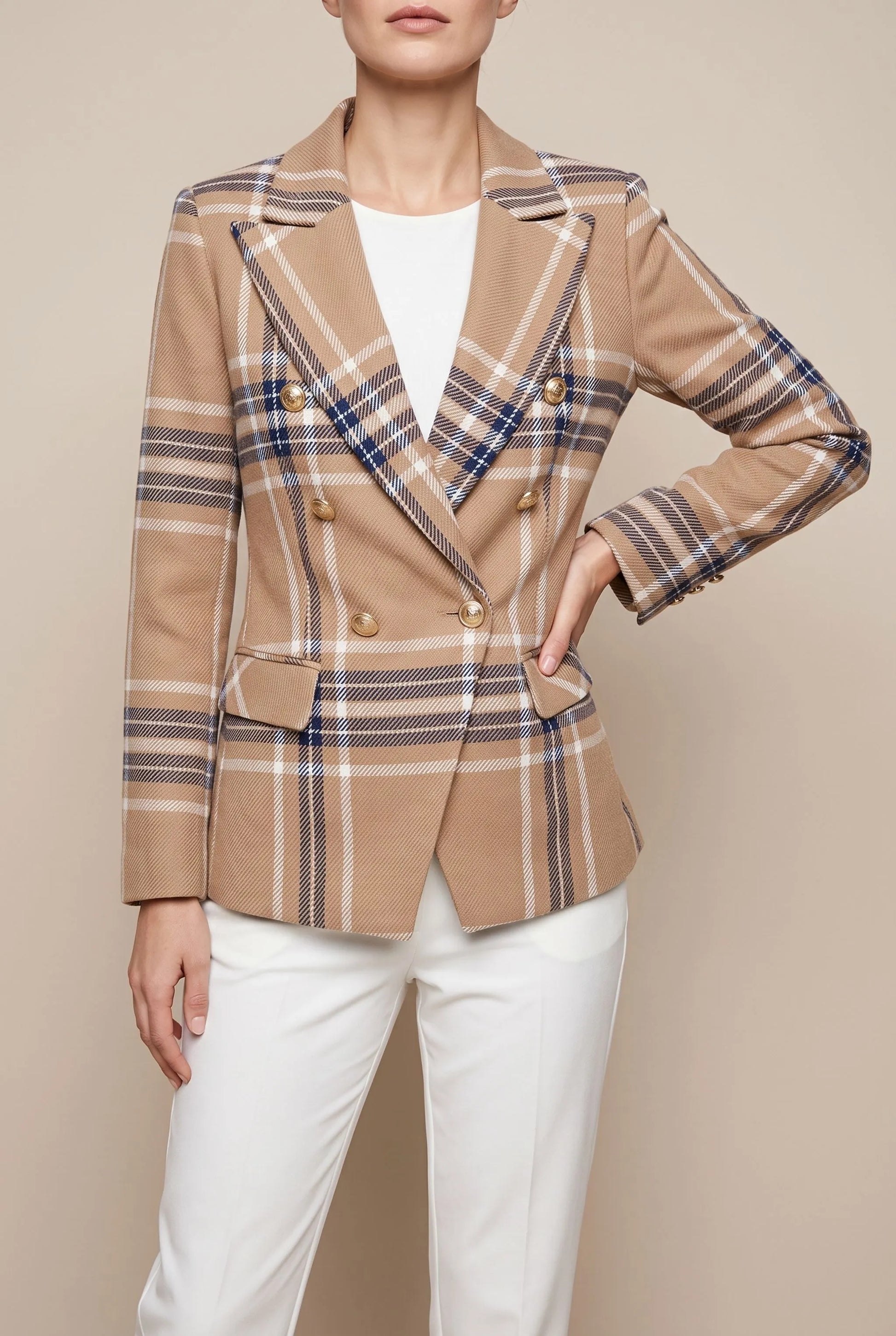 PlaidBlazer | Karierter Damenblazer
