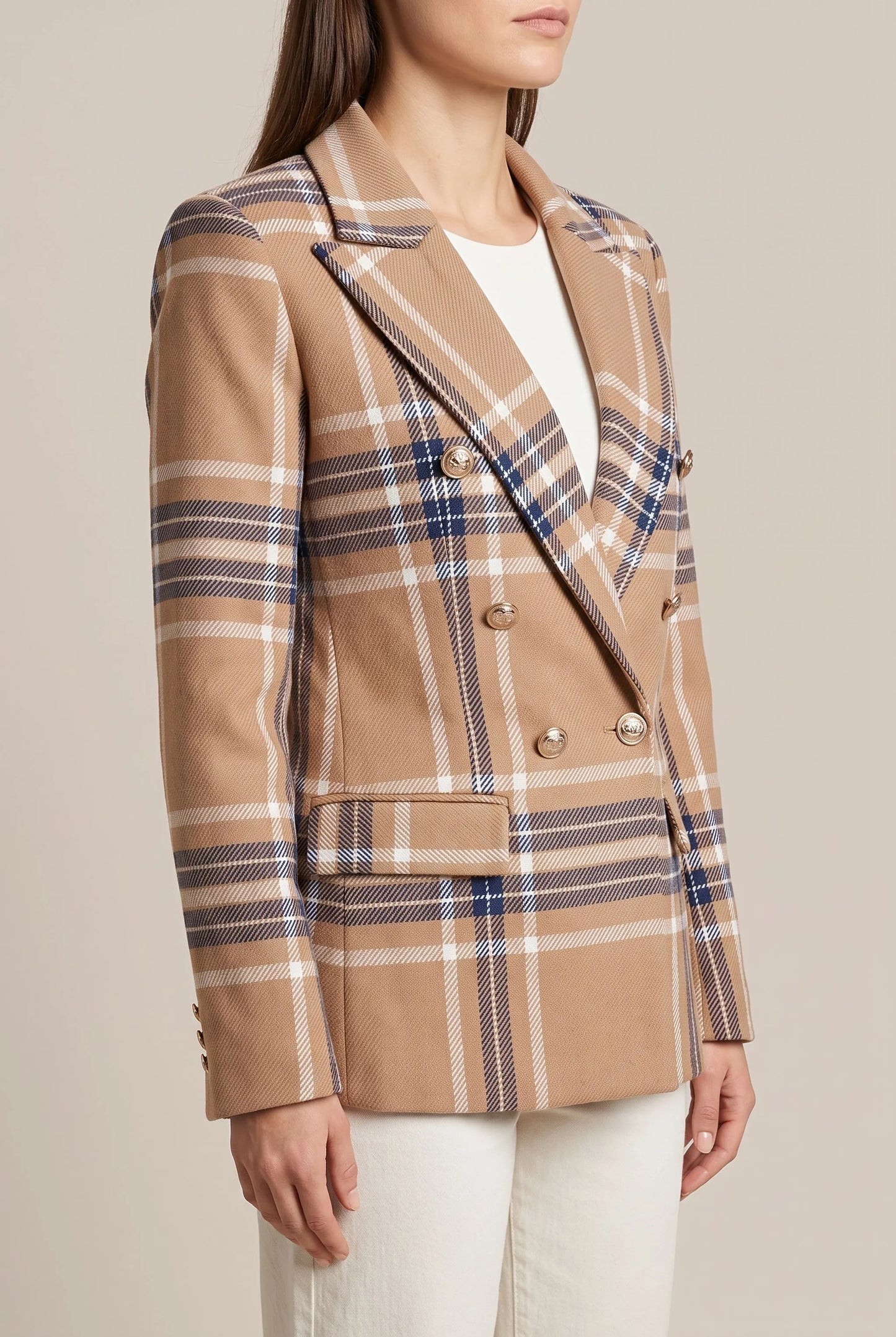 PlaidBlazer | Karierter Damenblazer