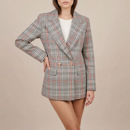 PlaidBlazer | Karierter Damenblazer