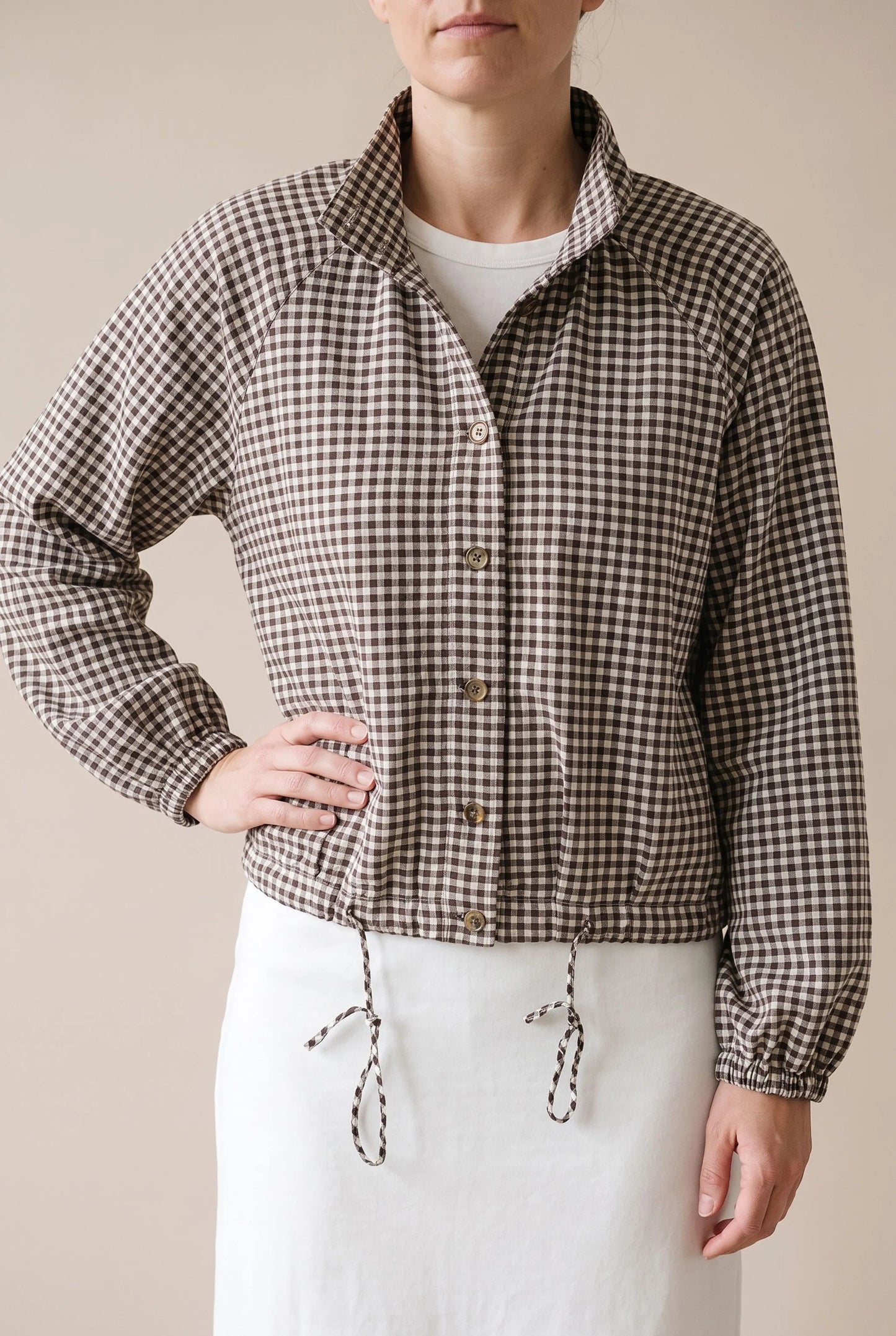 PlaidMiro | Karierte Kurze Jacke