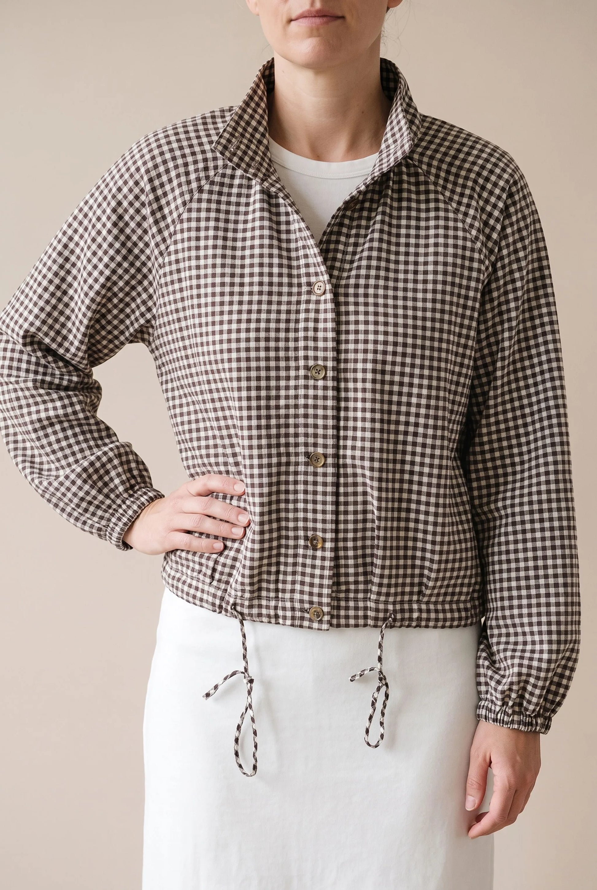PlaidMiro | Karierte Kurze Jacke