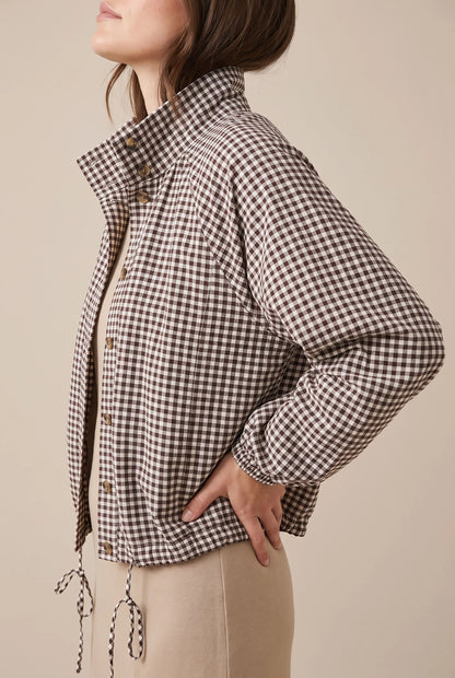 PlaidMiro | Karierte Kurze Jacke
