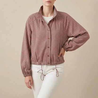 PlaidMiro | Karierte Kurze Jacke