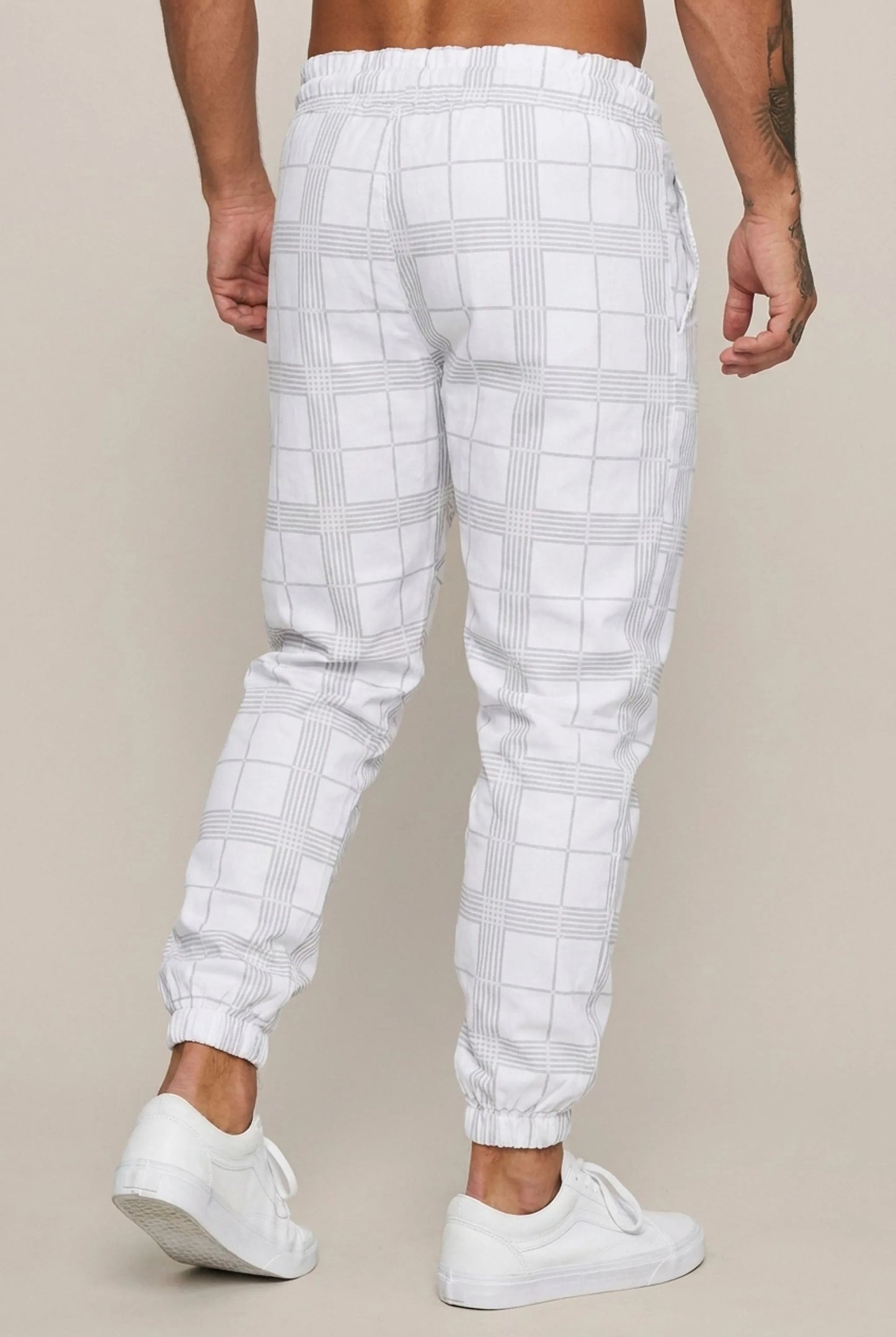 PlaidTrack | Karierte Jogginghose Für Herren