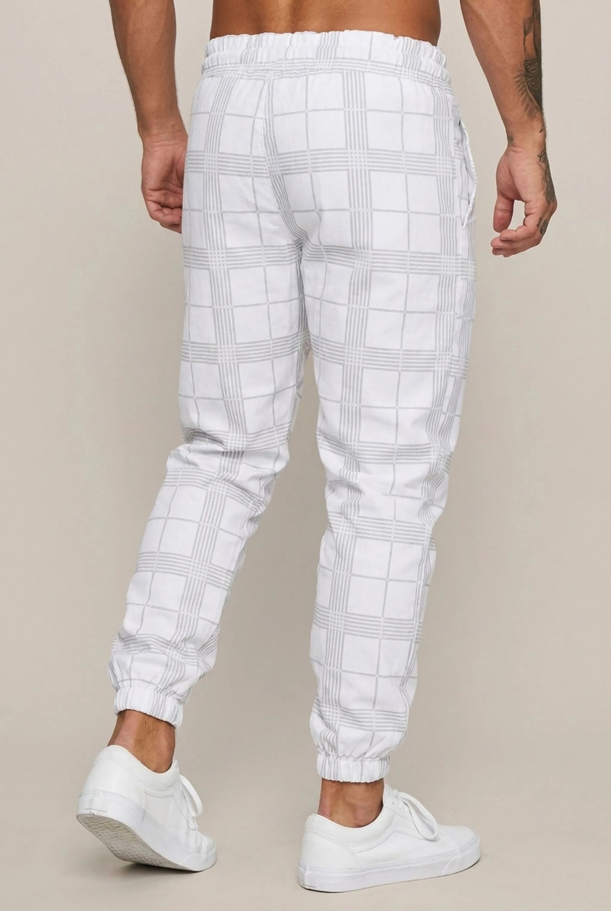 PlaidTrack | Karierte Jogginghose Für Herren
