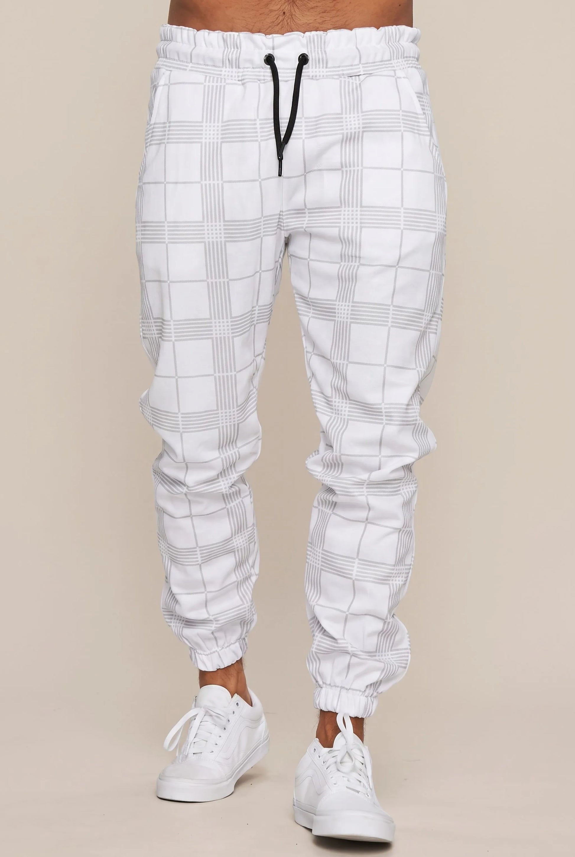 PlaidTrack | Karierte Jogginghose Für Herren