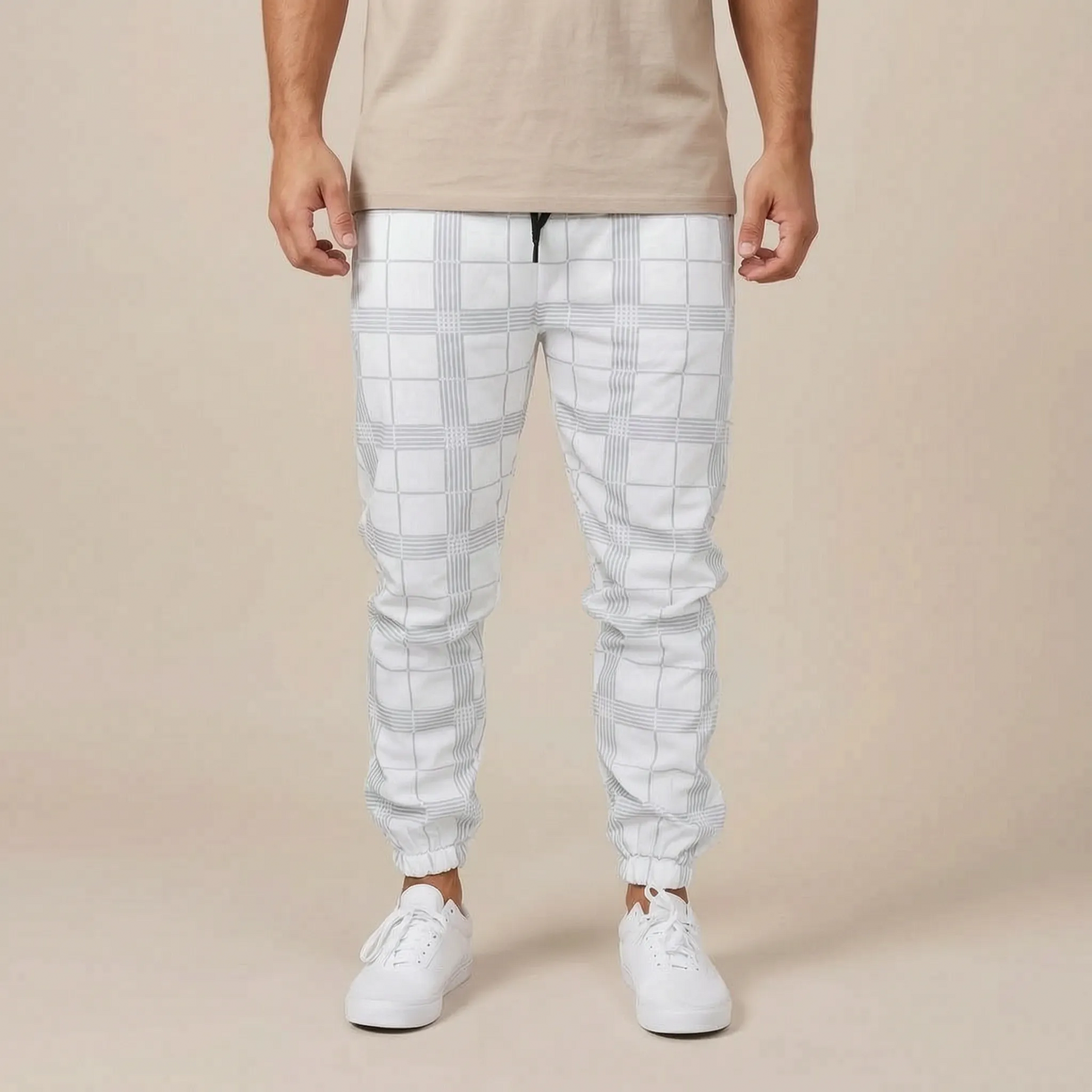 PlaidTrack | Karierte Jogginghose Für Herren