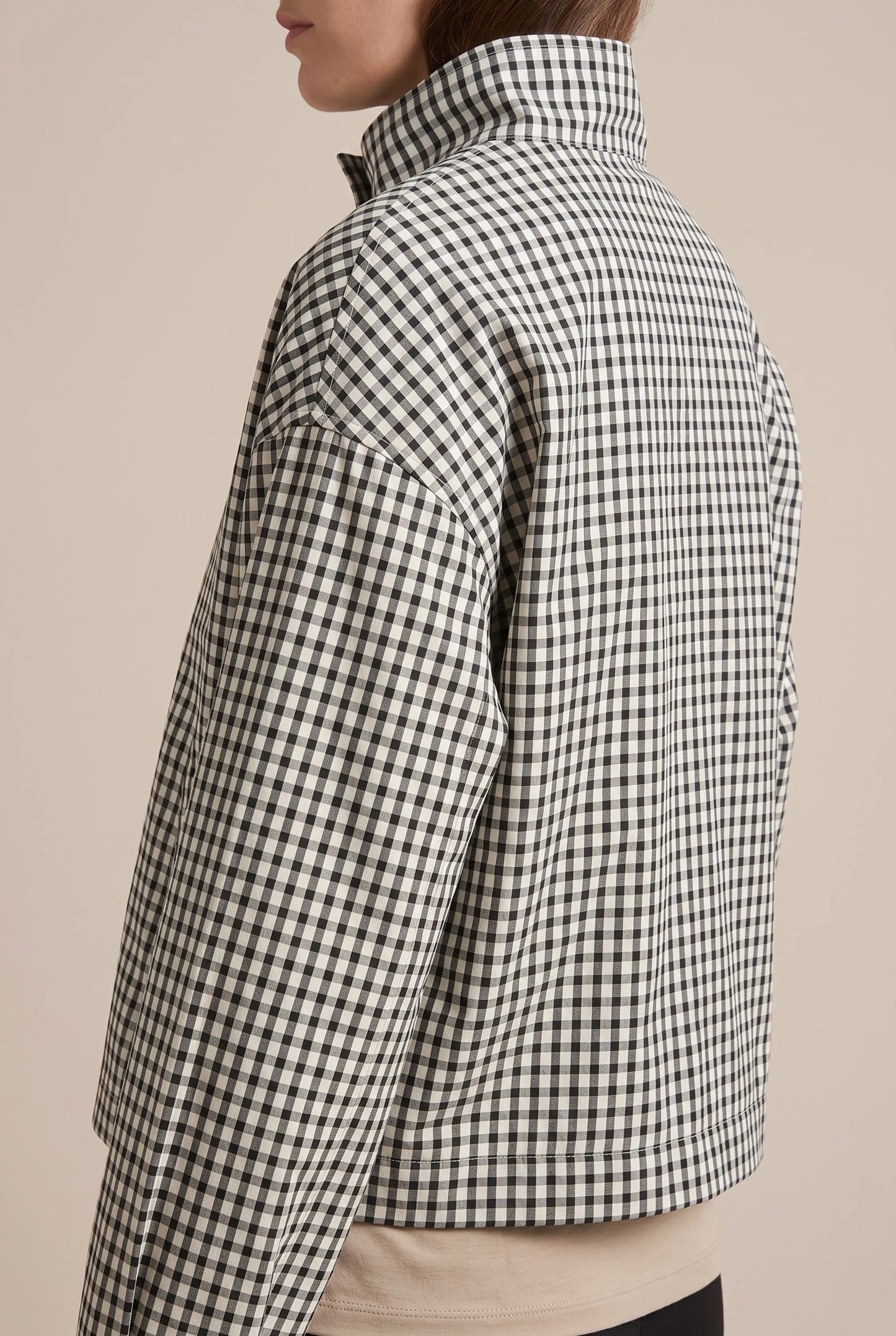 PlaidVibe | Karierte Bomberjacke