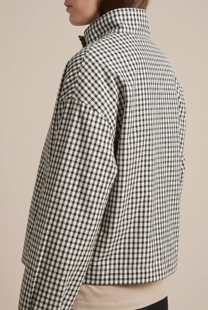 PlaidVibe | Karierte Bomberjacke