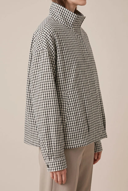 PlaidVibe | Karierte Bomberjacke