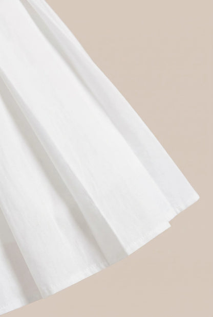 Pleatia | Kurzes Sommerkleid Mit Plissiertem Rockteil