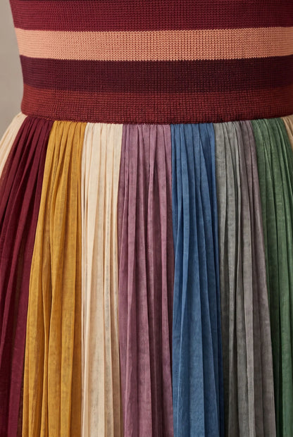 Pleatoa | Trägerloses Maxikleid Für Den Sommer