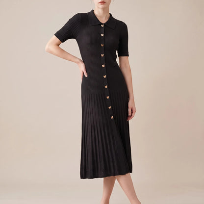RibKnitDress | Elegantes Strickkleid Damen