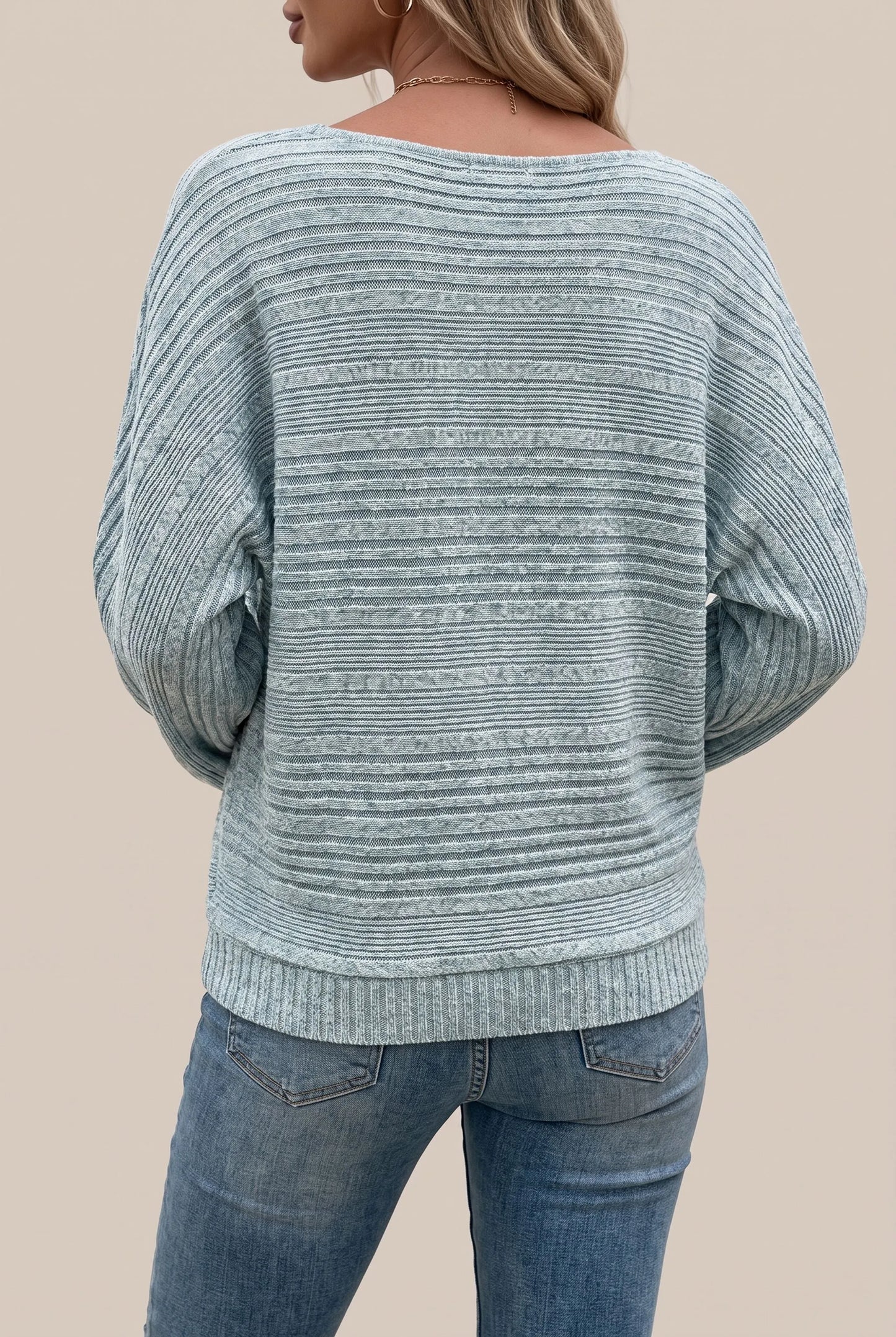 RibVibe | Locker Fallender Damenpullover