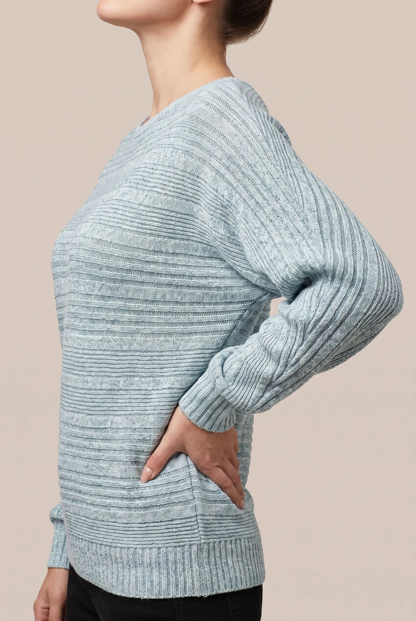 RibVibe | Locker Fallender Damenpullover
