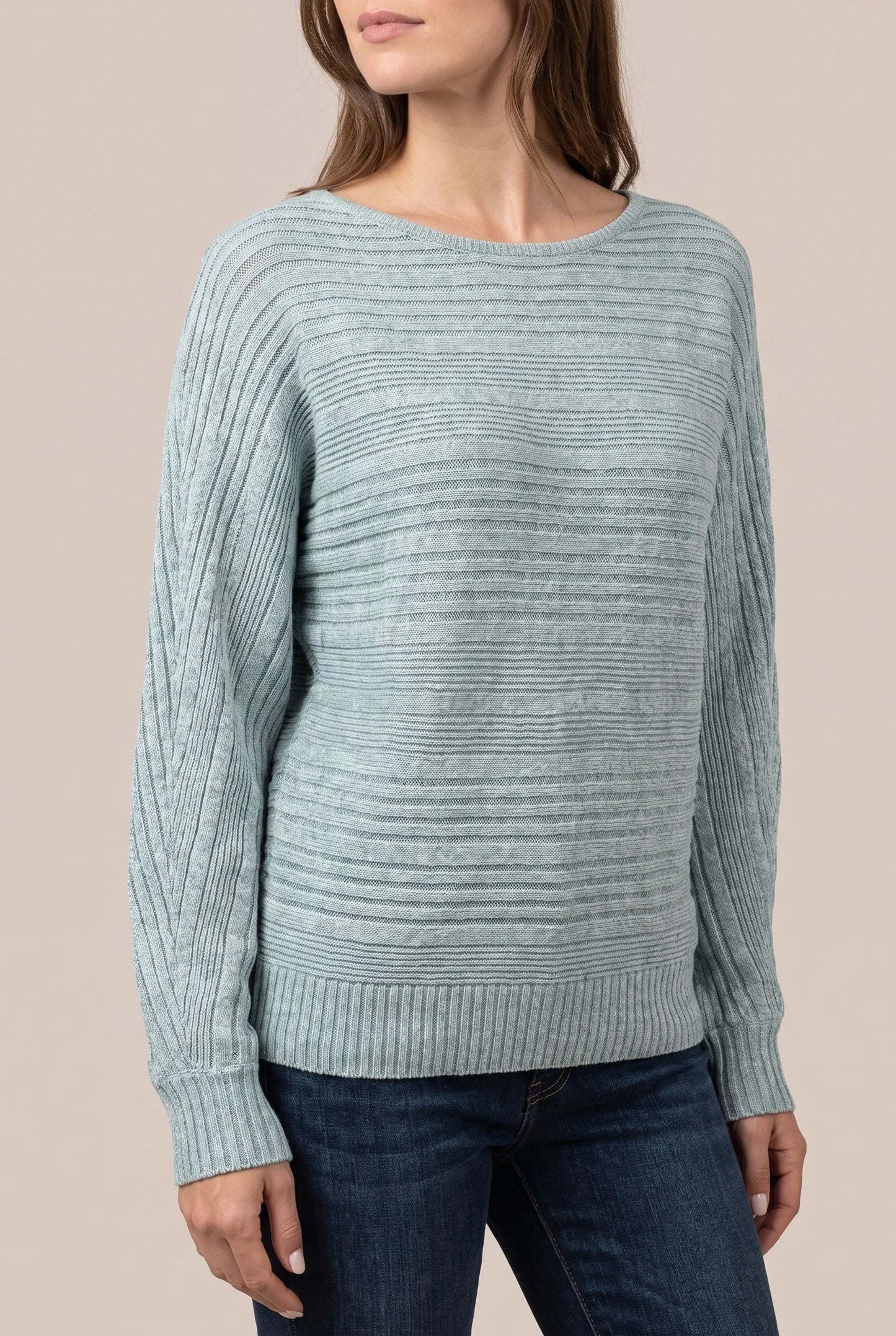 RibVibe | Locker Fallender Damenpullover