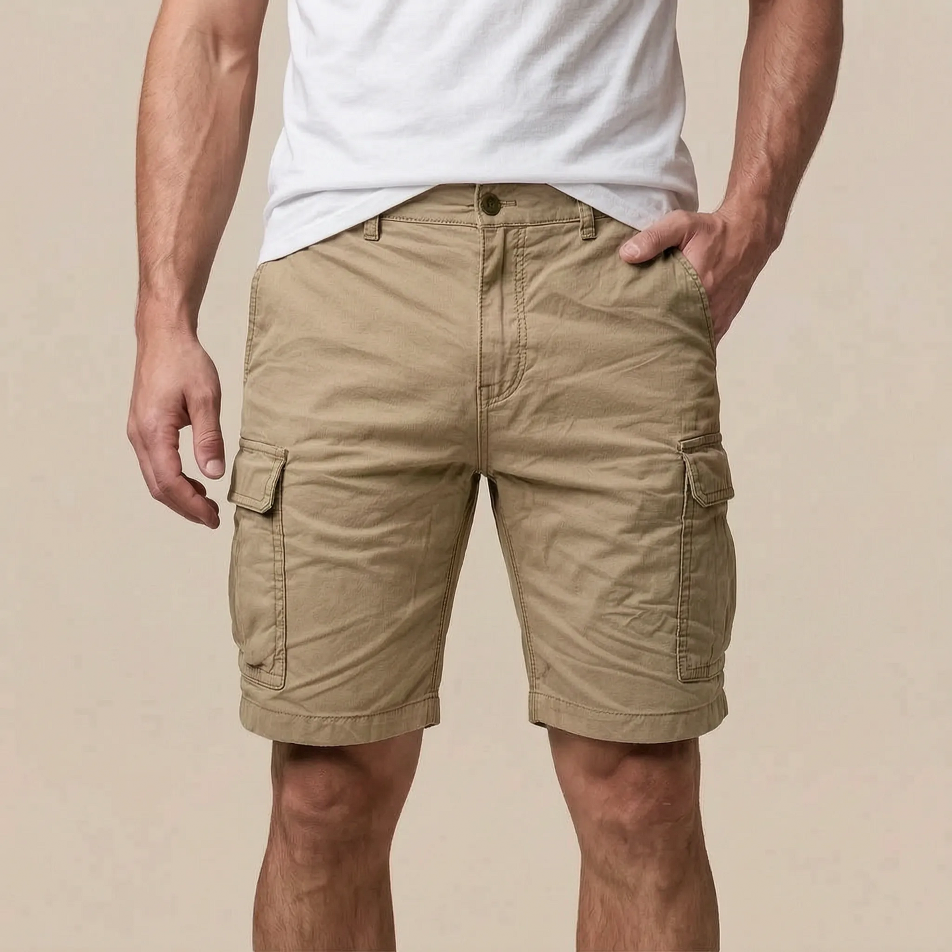 Roamly | Lässige Knielange Cargoshorts
