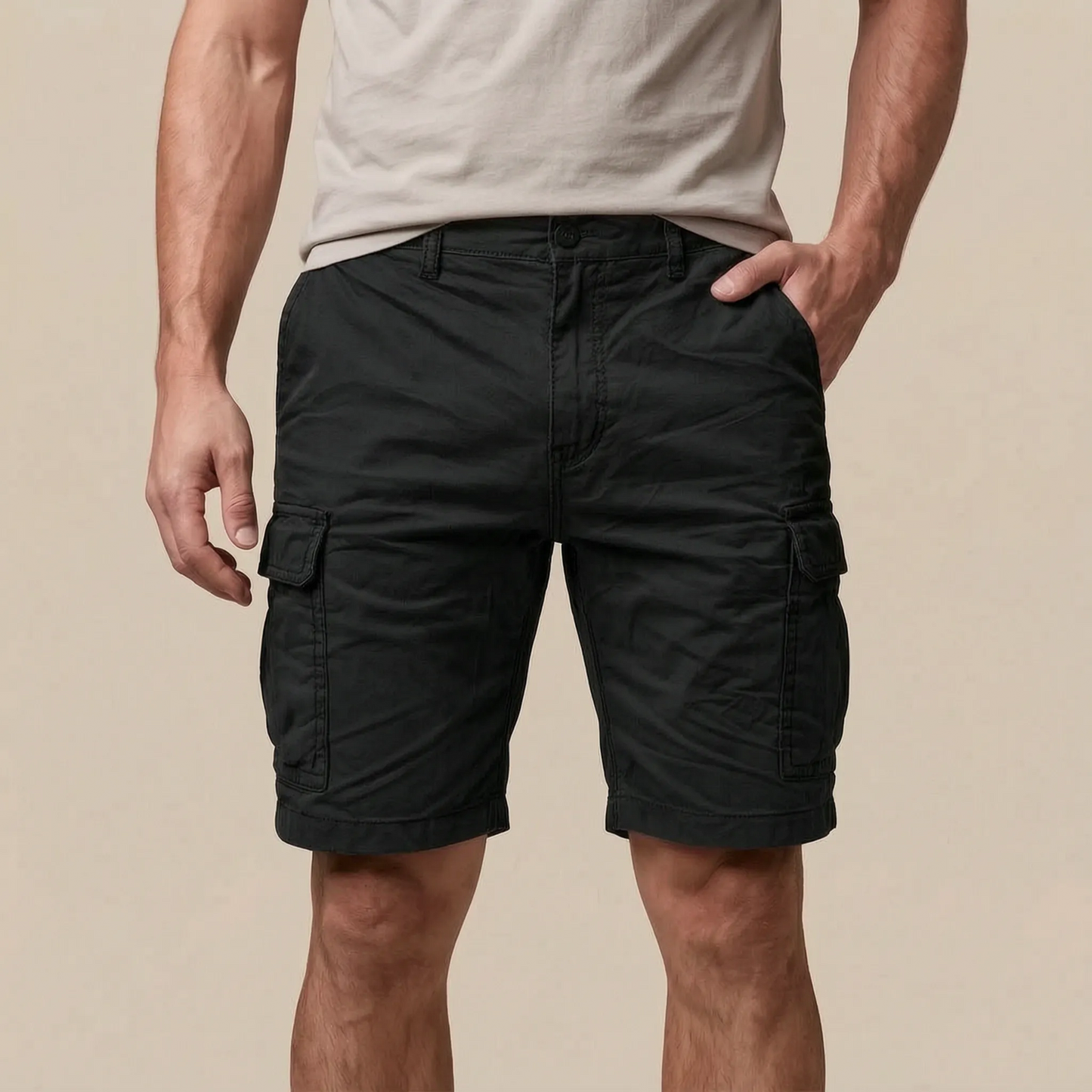 Roamly | Lässige Knielange Cargoshorts