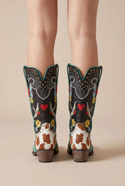 Rovela | Verzierte Cowboystiefel Für Damen