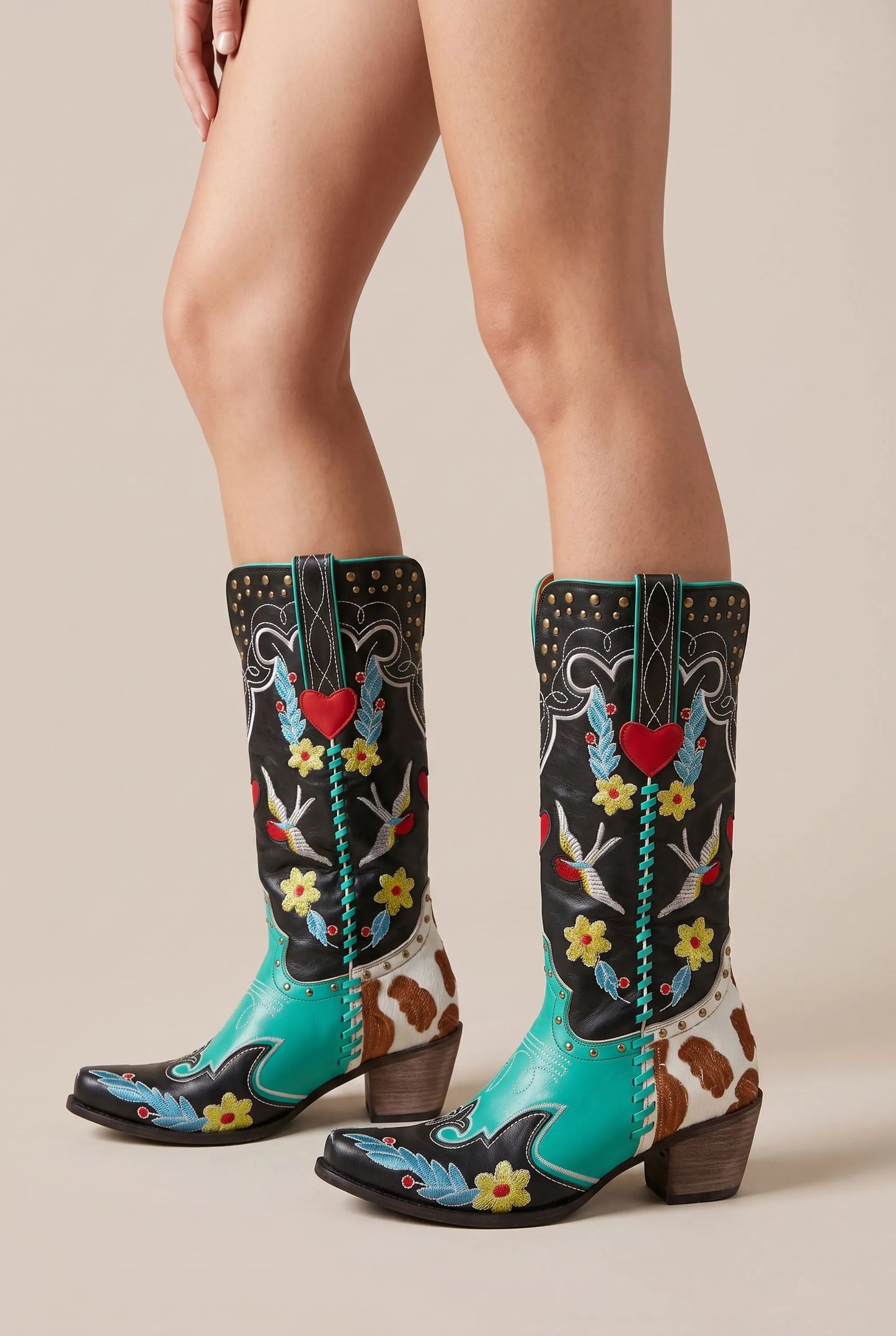 Rovela | Verzierte Cowboystiefel Für Damen