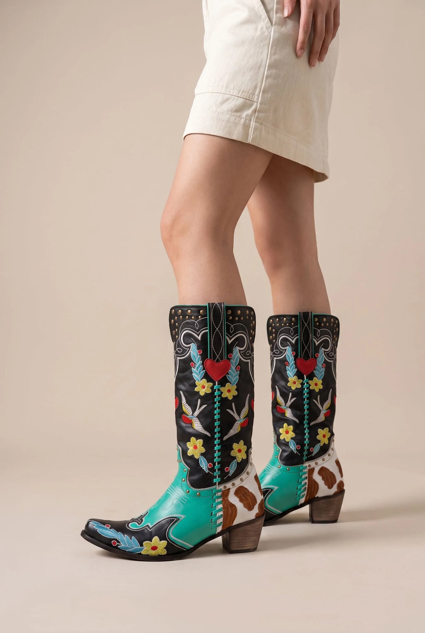 Rovela | Verzierte Cowboystiefel Für Damen