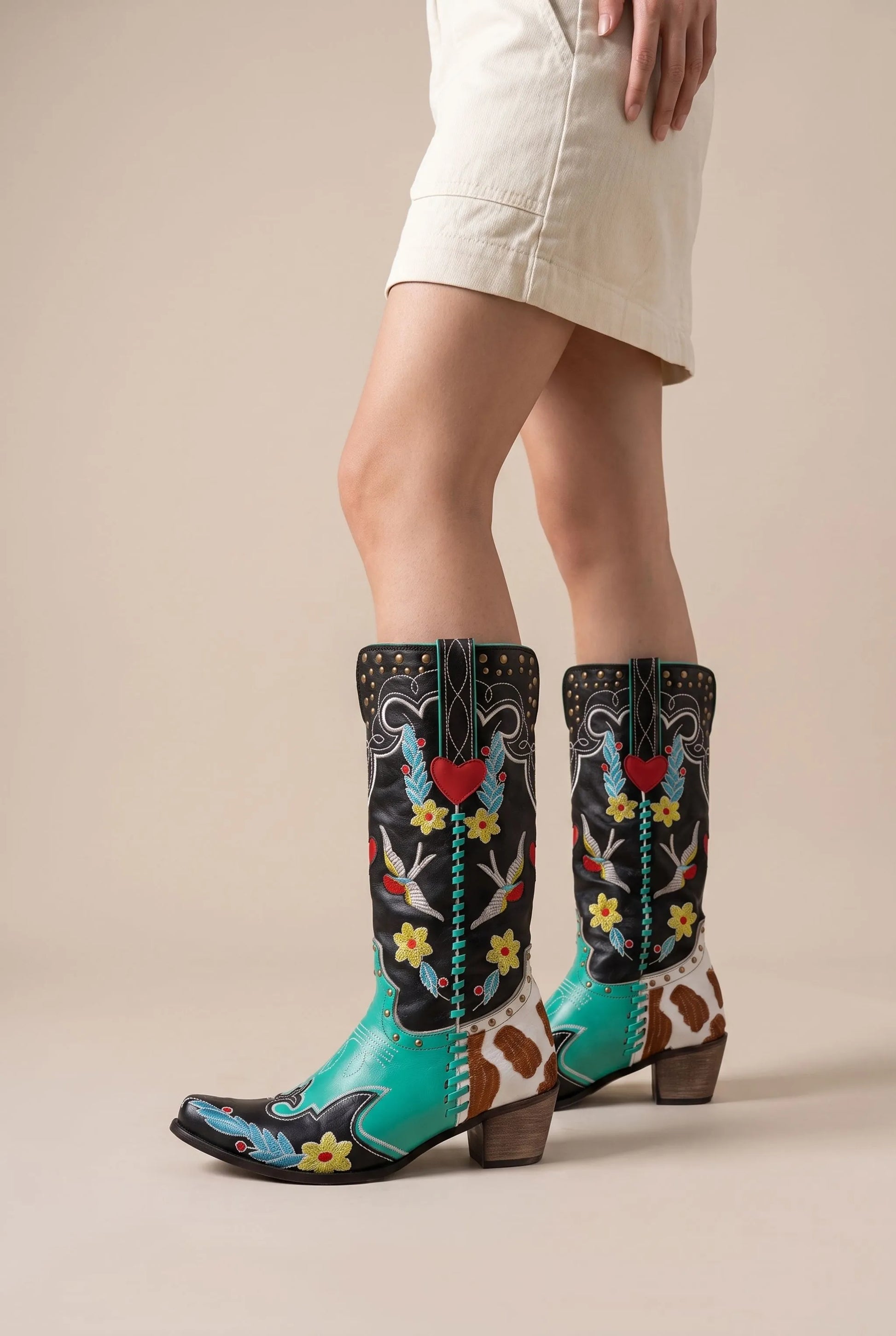 Rovela | Verzierte Cowboystiefel Für Damen