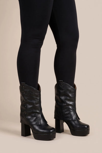Rovelo | Ausgefallene Plateau-Cowboystiefel
