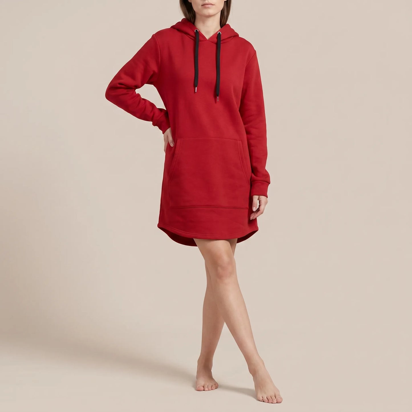 Rovyan | Langes Kapuzenkleid Für Damen