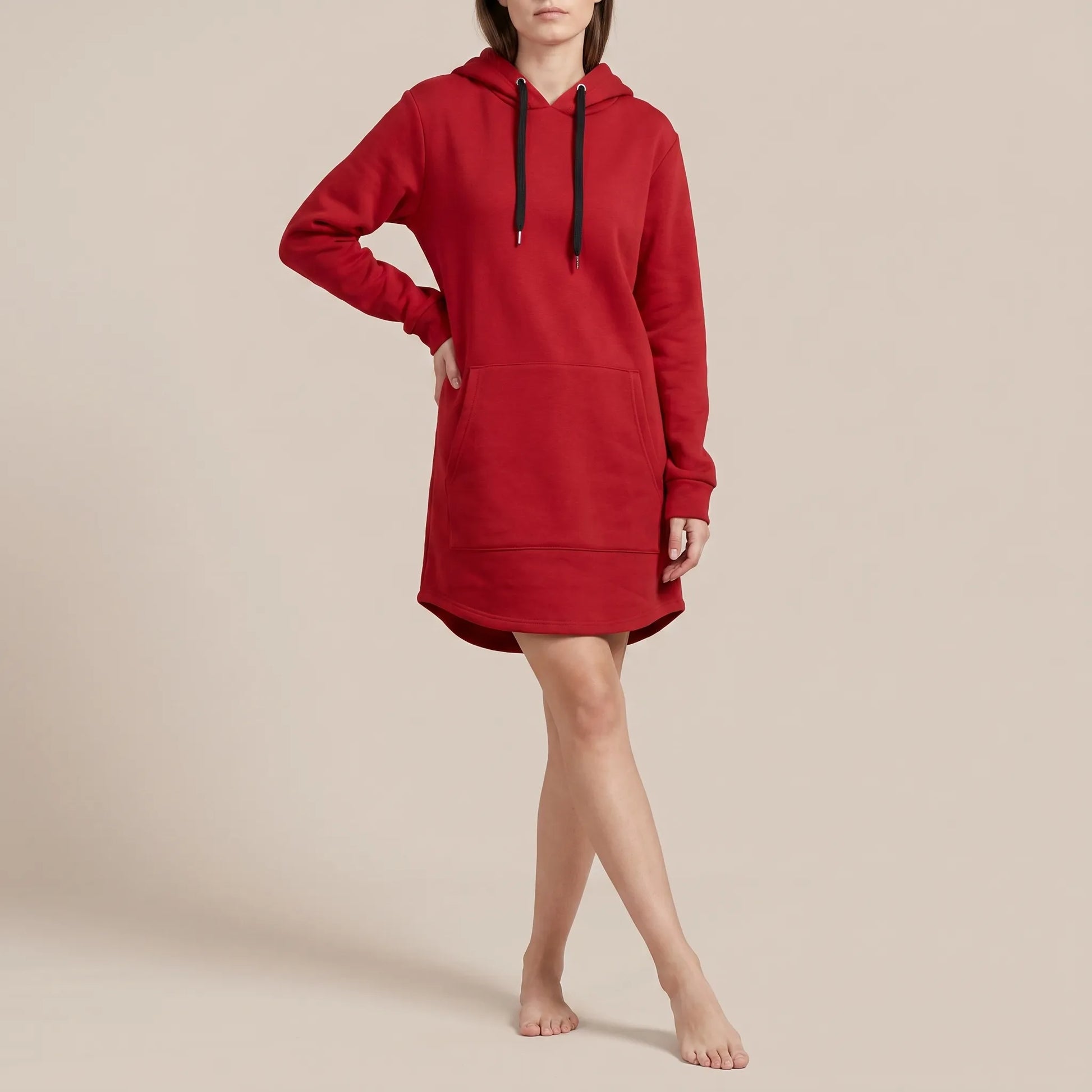 Rovyan | Langes Kapuzenkleid Für Damen