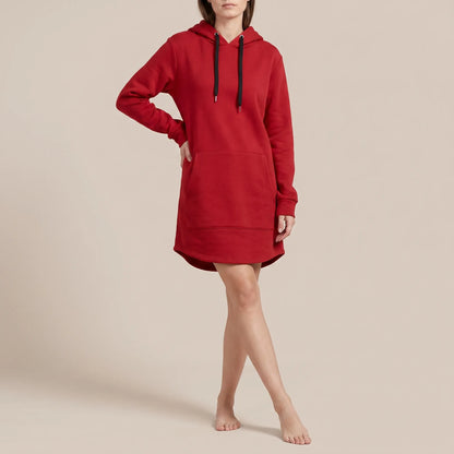 Rovyan | Langes Kapuzenkleid Für Damen