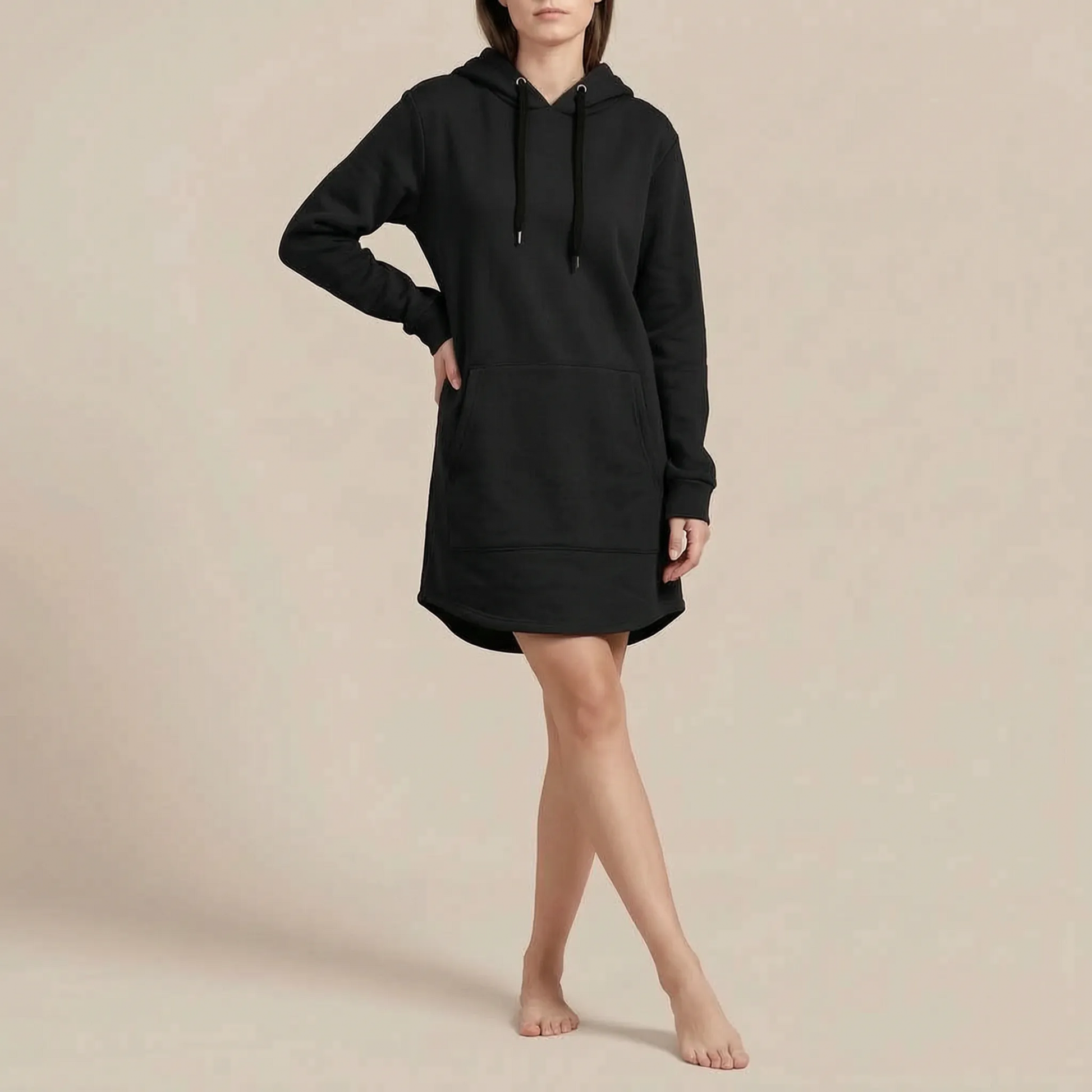 Rovyan | Langes Kapuzenkleid Für Damen