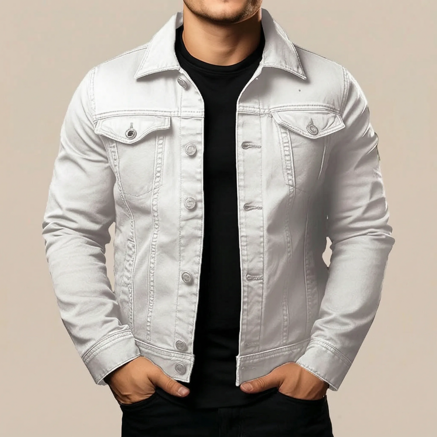 RuggedCore | Klassische Jeansjacke Für Herren