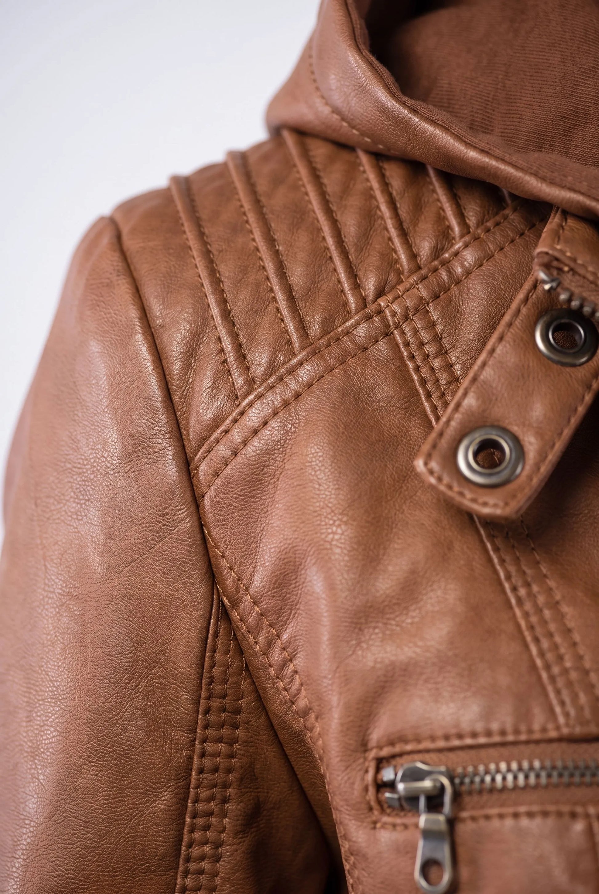 Ryden | Strukturierte Damenjacke Im Biker-Stil