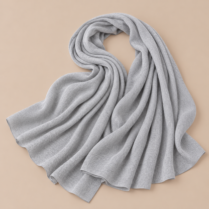 Seralyn | Wollschal Beige mit minimalistischem Design