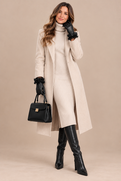Serenya | Lederhandschuhe Damen mit eleganten Schleifendetails