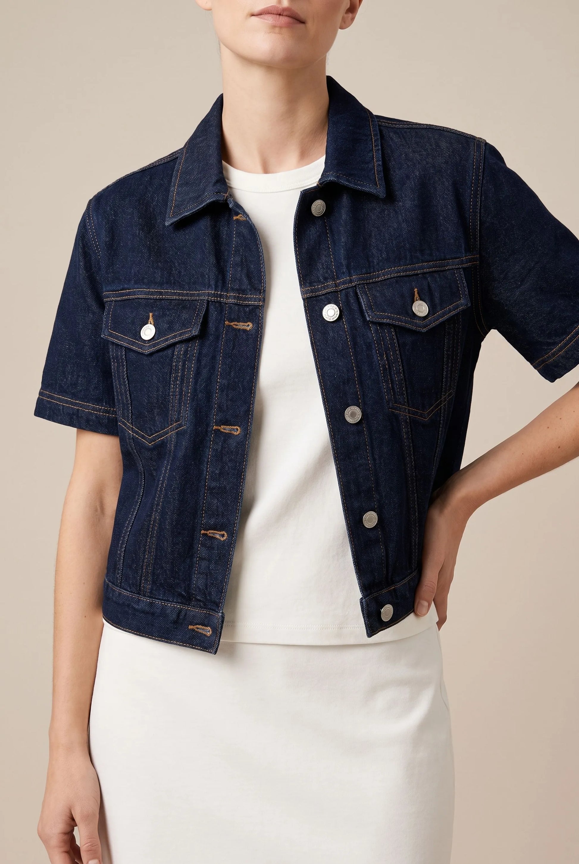 Shortis | Kurzärmelige Sommerjacke Mit Knopfleiste